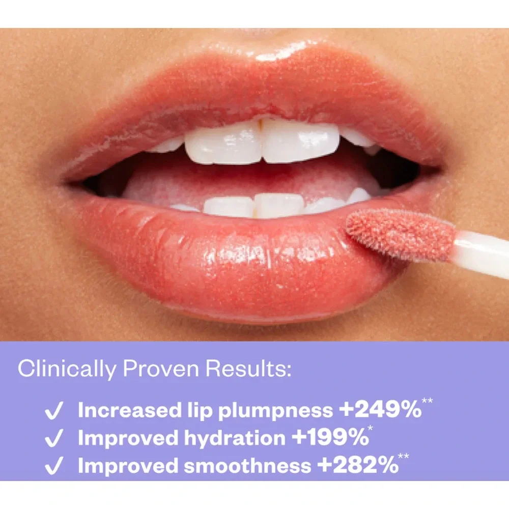 Kosas Wet Lip Oil Gloss Plumping Peptide Lip Treatment Gloss Jellyfish Size NIB